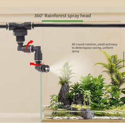 Reptile Humidification Intelligent Sprayer System Kit